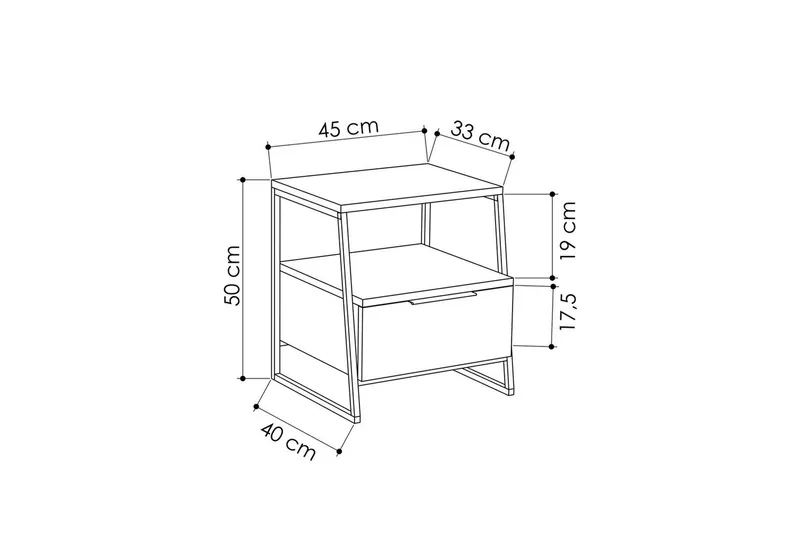 Nattduksbord Kavilash Travertin - Travertin - Möbler - Bord & matgrupp - Avlastningsbord & sidobord - Sängbord & nattduksbord