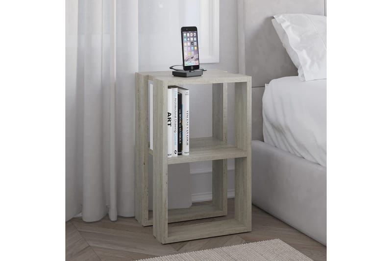 Nattduksbord Quival Travertin - Travertin - Möbler - Bord & matgrupp - Avlastningsbord & sidobord - Sängbord & nattduksbord