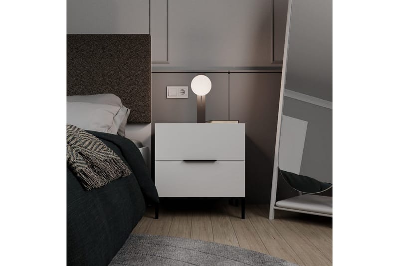 Nattduksbord Serene Vit - Vit - Möbler - Bord & matgrupp - Avlastningsbord & sidobord - Sängbord & nattduksbord