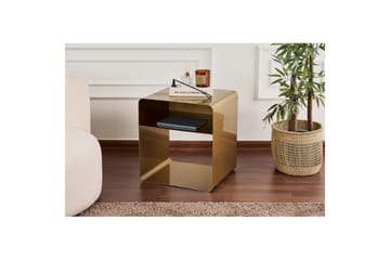 Nivo Sidobord 45 cm - Guld - Möbler - Bord & matgrupp - Avlastningsbord & sidobord - Lampbord & sidobord
