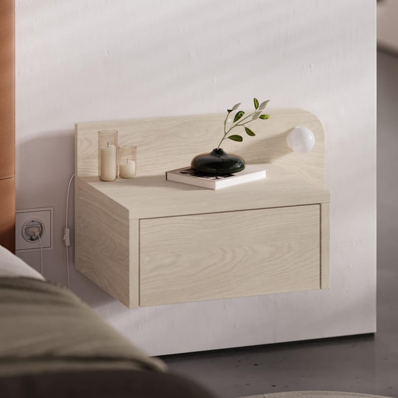 Nosina Sängbord 52 cm - kräm - Möbler - Bord & matgrupp - Avlastningsbord & sidobord - Sängbord & nattduksbord