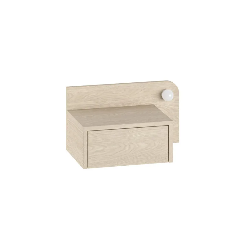 Nosina Sängbord 52 cm, kräm