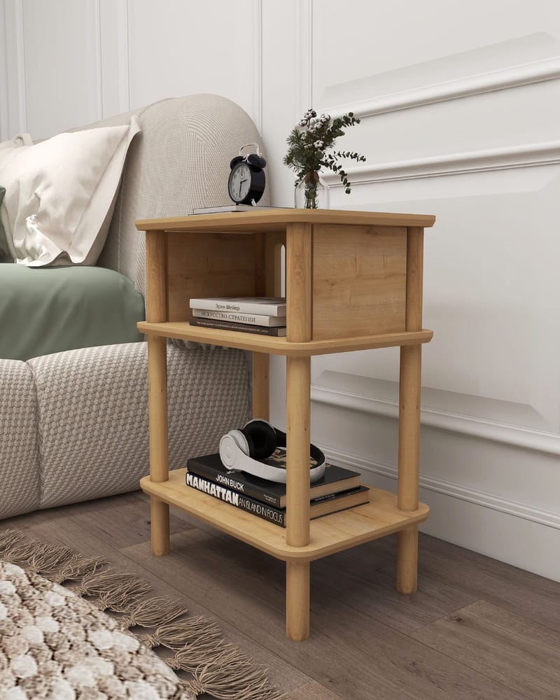 Numira Sidobord 48 cm - Ek - Möbler - Bord & matgrupp - Avlastningsbord & sidobord - Brickbord & småbord