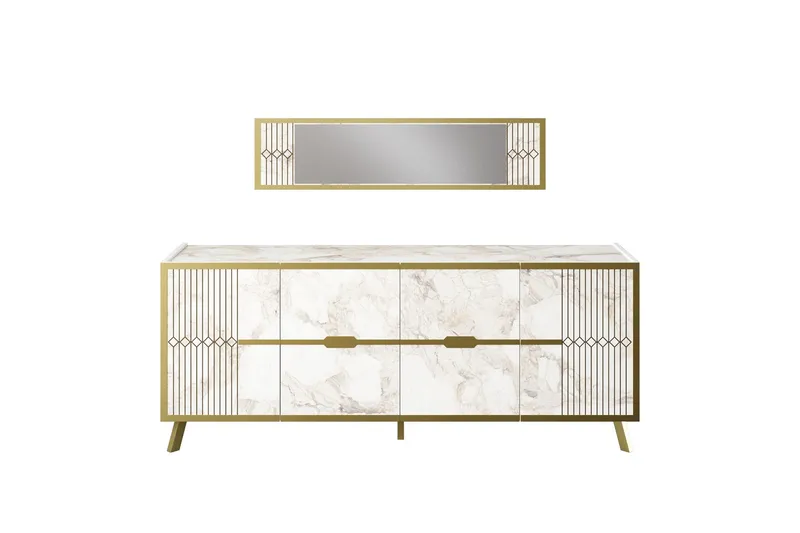 Ocotla Konsollbord 180 cm - Vit - Möbler - Bord & matgrupp - Avlastningsbord & sidobord - Konsolbord & hallbord