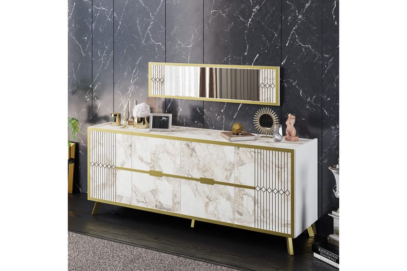 Ocotla Konsollbord 180 cm, Vit