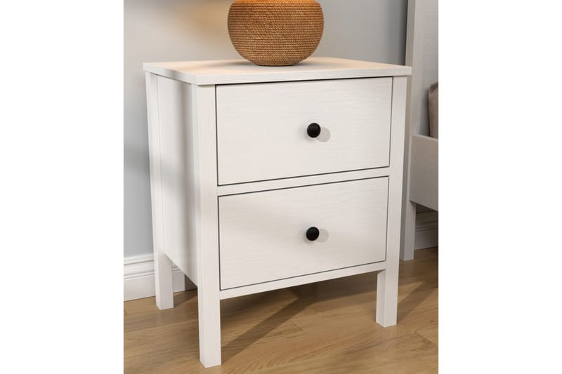 Odelis Sängbord 50 cm - Natur/Vit - Möbler - Bord & matgrupp - Avlastningsbord & sidobord - Sängbord & nattduksbord