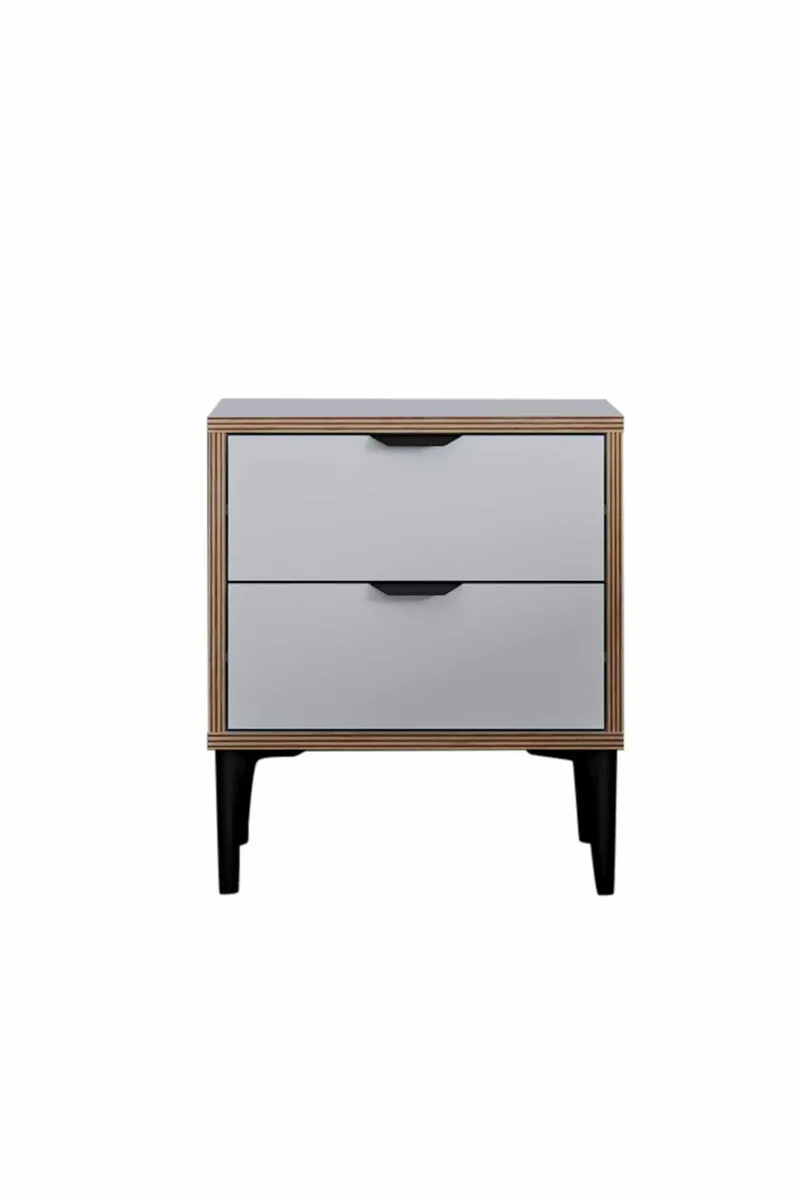 Olyros Nattduksbord 45 cm, Vit