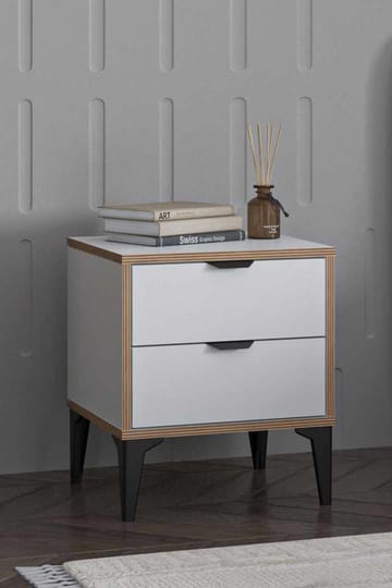 Olyros Nattduksbord 45 cm - Vit - Möbler - Bord & matgrupp - Avlastningsbord & sidobord - Sängbord & nattduksbord