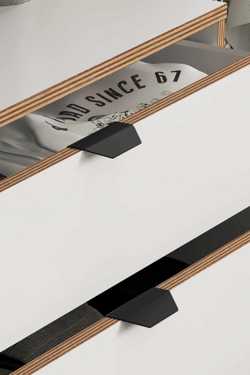 Olyros Nattduksbord 45 cm - Vit - Möbler - Bord & matgrupp - Avlastningsbord & sidobord - Sängbord & nattduksbord