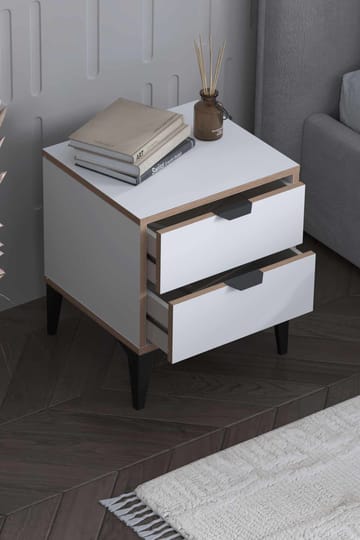 Olyros Nattduksbord 45 cm - Vit - Möbler - Bord & matgrupp - Avlastningsbord & sidobord - Sängbord & nattduksbord