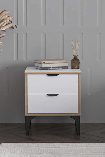 Olyros Nattduksbord 45 cm - Vit - Möbler - Bord & matgrupp - Avlastningsbord & sidobord - Sängbord & nattduksbord
