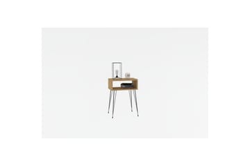 Omren Sängbord 45 cm - Ek/Svart - Möbler - Bord & matgrupp - Avlastningsbord & sidobord - Sängbord & nattduksbord