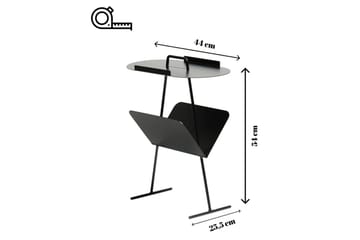 Orren Sidobord 44 cm - Svart - Möbler - Bord & matgrupp - Avlastningsbord & sidobord - Lampbord & sidobord