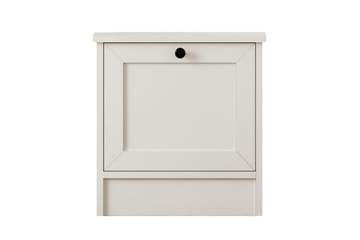 Ovril Sängbord 45 cm - Matt Vit - Möbler - Bord & matgrupp - Avlastningsbord & sidobord - Sängbord & nattduksbord