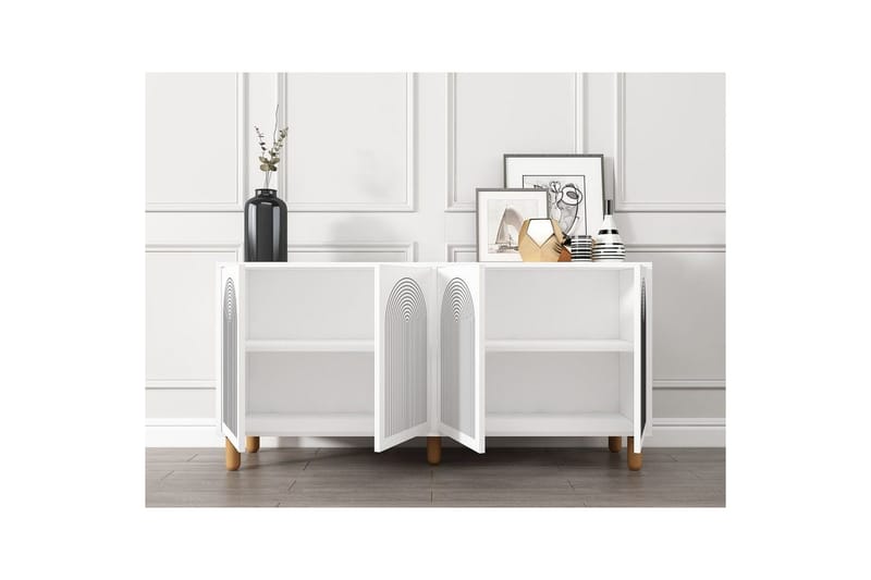 Ovrin Konsollbord 150 cm - Vit - Möbler - Bord & matgrupp - Avlastningsbord & sidobord - Konsolbord & hallbord