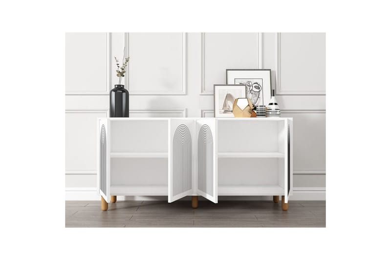 Ovrin Konsollbord 150 cm - Vit - Möbler - Bord & matgrupp - Avlastningsbord & sidobord - Konsolbord & hallbord