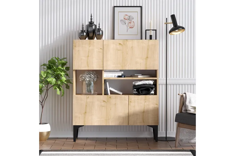 Palaio Konsollbord 100 cm - Blå/Natur - Möbler - Bord & matgrupp - Avlastningsbord & sidobord - Konsolbord & hallbord