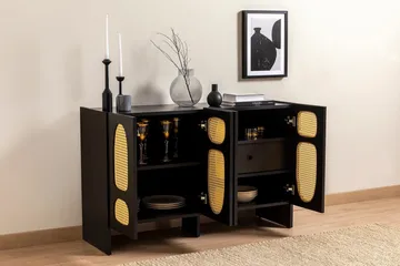 Paro Konsollbord 120 cm - Svart - Förvaring - Förvaringsmöbler - Sideboard & skänk