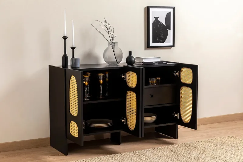 Paro Konsollbord 120 cm - Svart - Förvaring - Förvaringsmöbler - Sideboard & skänk