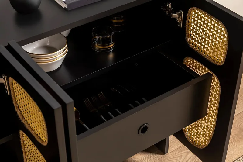 Paro Konsollbord 120 cm - Svart - Förvaring - Förvaringsmöbler - Sideboard & skänk