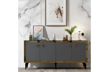 Petrolla Konsollbord 150 cm - Guld/Svart/Antracit - Möbler - Bord & matgrupp - Avlastningsbord & sidobord - Konsolbord & hallbord