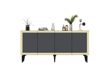 Petrolla Konsollbord 150 cm - Guld/Svart/Antracit - Möbler - Bord & matgrupp - Avlastningsbord & sidobord - Konsolbord & hallbord