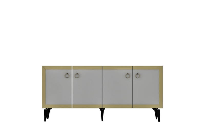 Petrolla Konsollbord 150 cm - Guld/Svart/Vit - Möbler - Bord & matgrupp - Avlastningsbord & sidobord - Konsolbord & hallbord