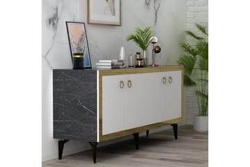 Petrolla Konsollbord 150 cm - Guld/Svart/Vit - Möbler - Bord & matgrupp - Avlastningsbord & sidobord - Konsolbord & hallbord