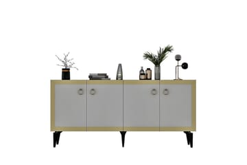 Petrolla Konsollbord 150 cm - Guld/Svart/Vit - Möbler - Bord & matgrupp - Avlastningsbord & sidobord - Konsolbord & hallbord