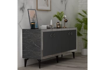 Petrolla Konsollbord 150 cm - Svart/Silver/Antracit - Möbler - Bord & matgrupp - Avlastningsbord & sidobord - Konsolbord & hallbord