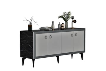 Svart/Vit/Silver