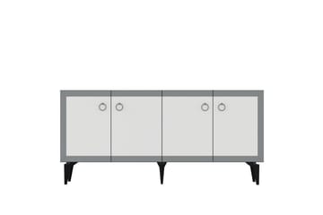 Petrolla Konsollbord 150 cm - Svart/Vit/Silver - Möbler - Bord & matgrupp - Avlastningsbord & sidobord - Konsolbord & hallbord
