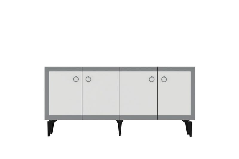Petrolla Konsollbord 150 cm - Svart/Vit/Silver - Möbler - Bord & matgrupp - Avlastningsbord & sidobord - Konsolbord & hallbord