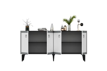 Petrolla Konsollbord 150 cm - Svart/Vit/Silver - Möbler - Bord & matgrupp - Avlastningsbord & sidobord - Konsolbord & hallbord