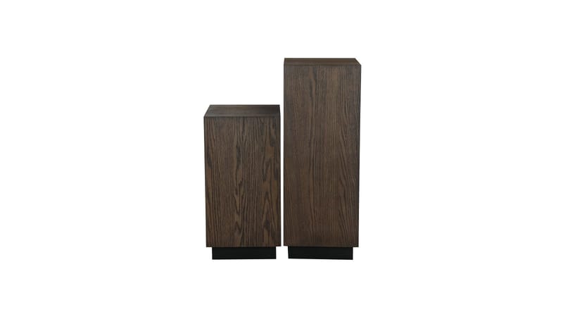 Piedestal Vargen 60 cm - Brunlackad ek - Möbler - Bord & matgrupp - Avlastningsbord & sidobord - Piedestal & blompiedestal