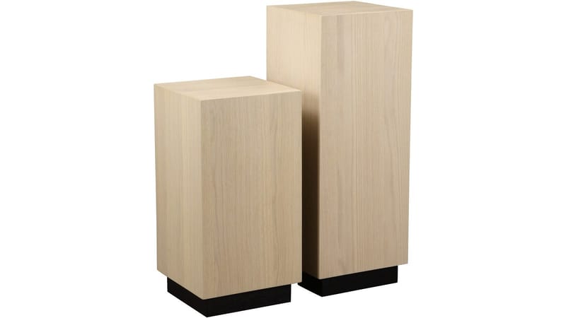Piedestal Vargen 60 cm - Vitpigmenterad ek - Möbler - Bord & matgrupp - Avlastningsbord & sidobord - Piedestal & blompiedestal