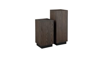 Piedestal Vargen 80 cm - Brunlackad ek - Möbler - Bord & matgrupp - Avlastningsbord & sidobord - Piedestal & blompiedestal