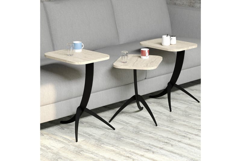 Pion Satsbord - Beige - Möbler - Bord & matgrupp - Avlastningsbord & sidobord - Satsbord