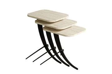 Pion Satsbord - Beige - Möbler - Bord & matgrupp - Avlastningsbord & sidobord - Satsbord