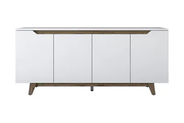 Porzic Konsollbord 180 cm - Vit/Mörkbrun - Möbler - Bord & matgrupp - Avlastningsbord & sidobord - Konsolbord & hallbord