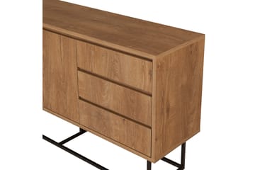 Pribeta Konsollbord 140 cm - Mörkbrun/Svart - Möbler - Bord & matgrupp - Avlastningsbord & sidobord - Konsolbord & hallbord