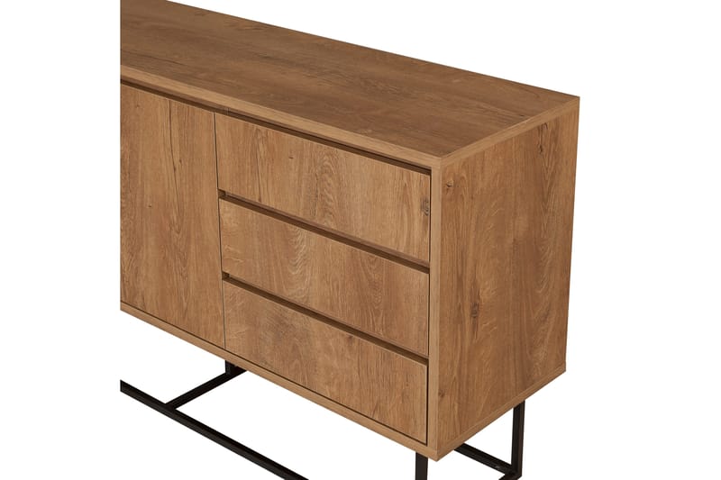 Pribeta Konsollbord 140 cm - Mörkbrun/Svart - Möbler - Bord & matgrupp - Avlastningsbord & sidobord - Konsolbord & hallbord