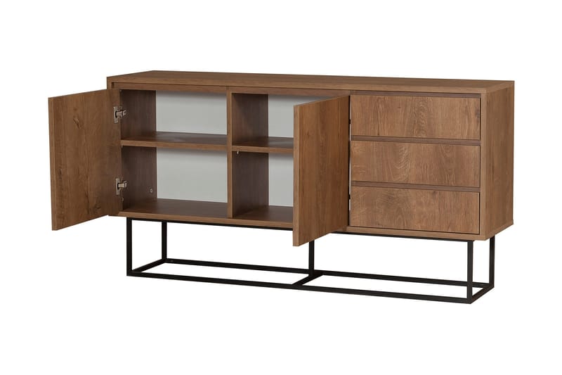 Pribeta Konsollbord 140 cm - Mörkbrun/Svart - Möbler - Bord & matgrupp - Avlastningsbord & sidobord - Konsolbord & hallbord