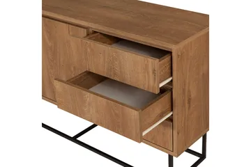 Pribeta Konsollbord 140 cm - Mörkbrun/Svart - Möbler - Bord & matgrupp - Avlastningsbord & sidobord - Konsolbord & hallbord