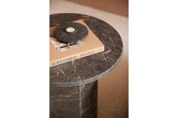 Prisa Runt Sidobord i Marmor Sten 50 cm - Grå / Brun - Möbler - Bord & matgrupp - Avlastningsbord & sidobord - Lampbord & sidobord