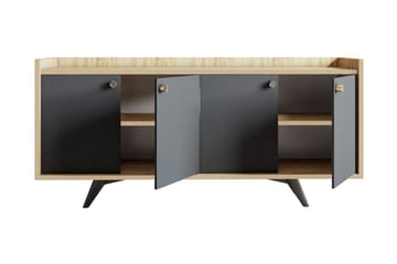 Qeleddun Avlastningsbord 150 cm - Antracit/Natur - Möbler - Bord & matgrupp - Avlastningsbord & sidobord - Konsolbord & hallbord