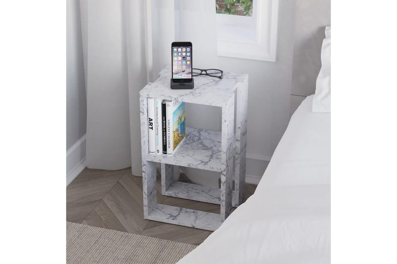 Quival Sängbord 30 cm - Multifärgad - Möbler - Bord & matgrupp - Avlastningsbord & sidobord - Sängbord & nattduksbord