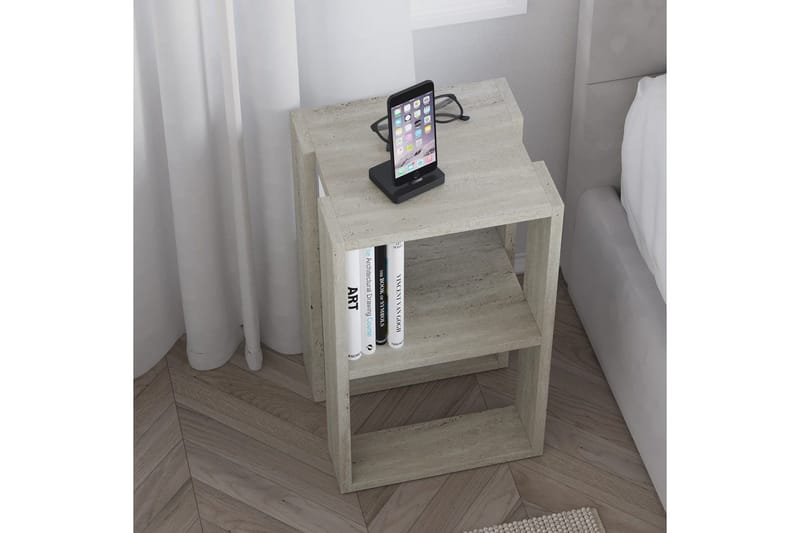 Quival Sängbord 30 cm - Multifärgad - Möbler - Bord & matgrupp - Avlastningsbord & sidobord - Sängbord & nattduksbord