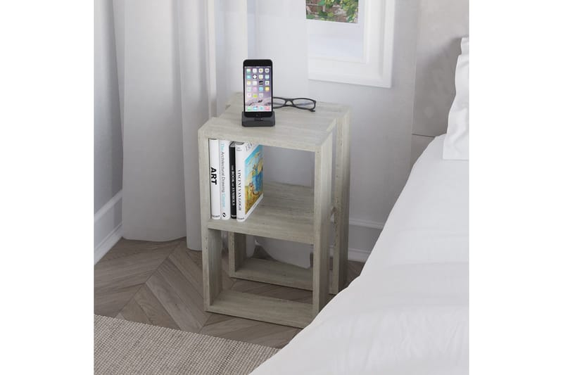 Quival Sängbord 30 cm - Multifärgad - Möbler - Bord & matgrupp - Avlastningsbord & sidobord - Sängbord & nattduksbord