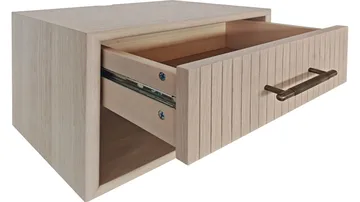 Råvika Sängbord vägghängd - Vitpigmenterad ek - Möbler - Bord & matgrupp - Avlastningsbord & sidobord - Sängbord & nattduksbord